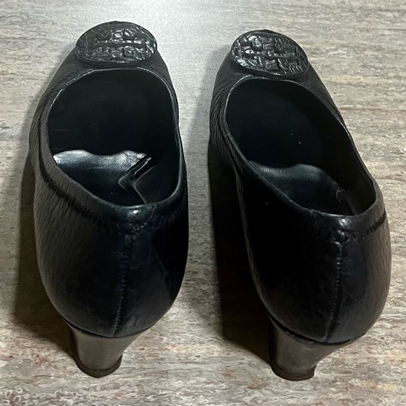 Tory Burch black wedge shoes - Picture 2 of 16